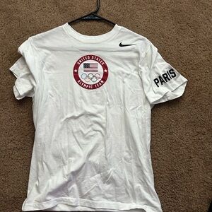 Authentic Nike White Olympic Team T-Shirt